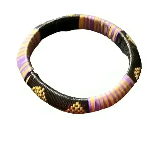 Make It Shine Jewelry Embroidered African Bracelet - Picture 1 of 6